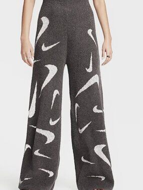Nike Phoenix Cozy Bouclé High-Waist Wide-Leg Pants FD4288 254 Women's LARGE